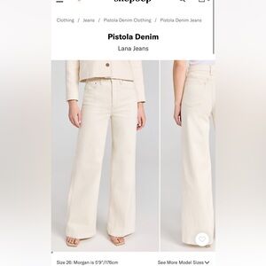 Pistola Lana jeans in ecru